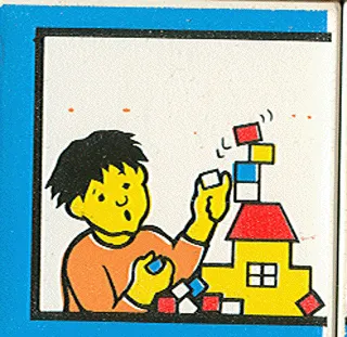 Duplo, Tile 2 x 2 x 1 with Home Mosaic Picture 14 Pattern