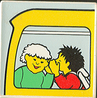 Duplo, Tile 2 x 2 x 1 with Community Mosaic Picture 01 Pattern