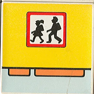 Duplo, Tile 2 x 2 x 1 with Community Mosaic Picture 05 Pattern