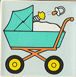 Duplo, Tile 2 x 2 x 1 with Community Mosaic Picture 07 Pattern