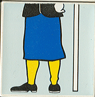 Duplo, Tile 2 x 2 x 1 with Community Mosaic Picture 12 Pattern