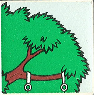 Duplo, Tile 2 x 2 x 1 with Park Mosaic Picture 03 Pattern