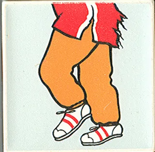 Duplo, Tile 2 x 2 x 1 with Park Mosaic Picture 13 Pattern