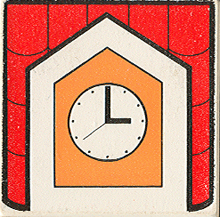 Duplo, Tile 2 x 2 x 1 with Town Mosaic Picture 01 Pattern