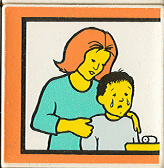 Duplo, Tile 2 x 2 x 1 with Town Mosaic Picture 05 Pattern