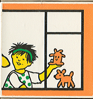 Duplo, Tile 2 x 2 x 1 with Town Mosaic Picture 09 Pattern