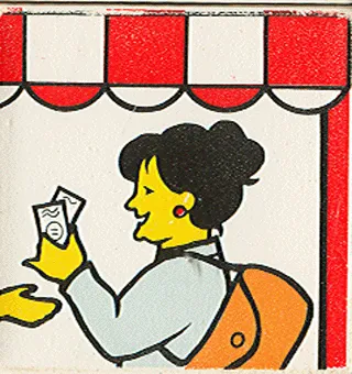 Duplo, Tile 2 x 2 x 1 with Town Mosaic Picture 15 Pattern