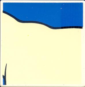 Duplo, Tile 2 x 2 x 1 with Polar Bear Mosaic Picture 14 Pattern