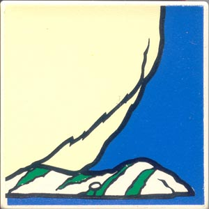 Duplo, Tile 2 x 2 x 1 with Polar Bear Mosaic Picture 18 Pattern