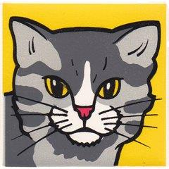 Duplo, Tile 2 x 2 x 1 with Cat Mosaic Picture 03 Pattern