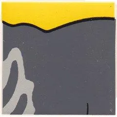 Duplo, Tile 2 x 2 x 1 with Cat Mosaic Picture 14 Pattern