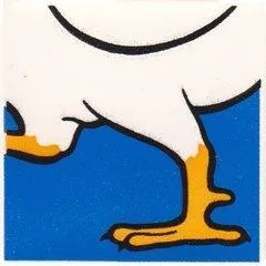 Duplo, Tile 2 x 2 x 1 with Chicken Mosaic Picture 05 Pattern