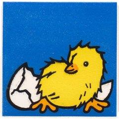 Duplo, Tile 2 x 2 x 1 with Chicken Mosaic Picture 08 Pattern