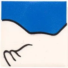 Duplo, Tile 2 x 2 x 1 with Chicken Mosaic Picture 14 Pattern