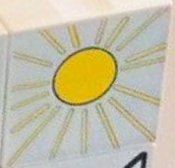 Duplo, Tile 2 x 2 x 1 with Outdoors Mosaic Picture 06 Pattern