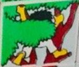 Duplo, Tile 2 x 2 x 1 with Outdoors Mosaic Picture 10 Pattern