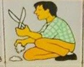 Duplo, Tile 2 x 2 x 1 with Farming Mosaic Picture 03 Pattern