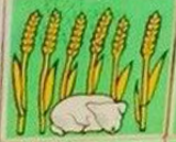 Duplo, Tile 2 x 2 x 1 with Farming Mosaic Picture 05 Pattern