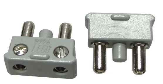 Electric, Connector, 2-Way Male Squared Narrow Short