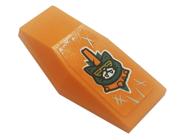 Large Figure Armor Plate Small with Cat with Sunglasses and Collar Pattern (Sticker) - Set 80020