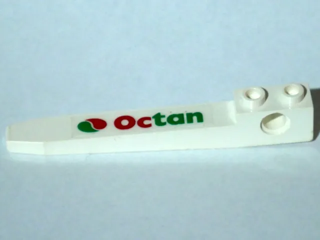 Technic Forklift Fork with Octan Logo Pattern Model Left Side (Sticker) - Set 6663