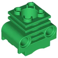 Technic Engine Cylinder with Partial Hollow Studs on Top and Bottom Slots