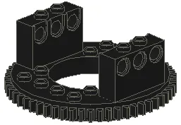 Technic Turntable 56 Tooth Extended Arms, Top
