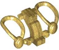 Mini Doll, Necklace Amulet, 2 on Sprue