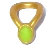 Mini Doll, Necklace Amulet with Molded Lime Stone Pattern