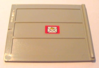 Door Sliding - Type 2 with Mail Envelope Pattern Model Right Side Inner (Sticker) - Set 4564