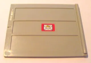 Door Sliding - Type 2 with Mail Envelope Pattern Model Right Side Inner (Sticker) - Set 4564