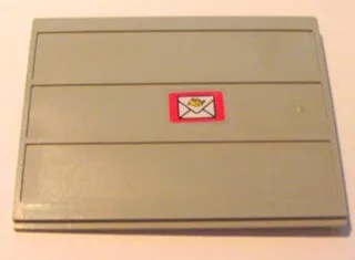 Door Sliding - Type 2 with Mail Envelope Pattern Model Left Side Outer (Sticker) - Set 4564