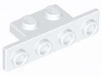 Bracket 1 x 2 - 1 x 4 with Rounded Corners at the Bottom