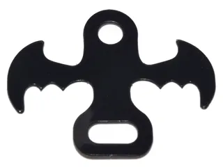 Mini Doll, Wings Friends, Bat Shape with Black Background Pattern