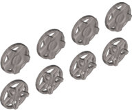 Wheel Cover 5 Spoke Wide and 5 Spoke Framed for Wheel 18976, 8 in Bag - 4 of Each (Multipack)