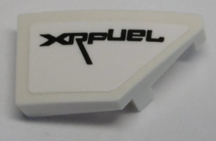Wedge 2 x 1 x 2/3 Right with 'XRFUEL' Pattern (Sticker) - Set 42095