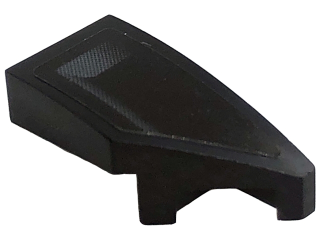 Wedge 2 x 1 x 2/3 Right with Dark Bluish Gray Air Intake Grille Pattern (Sticker) - Set 76909