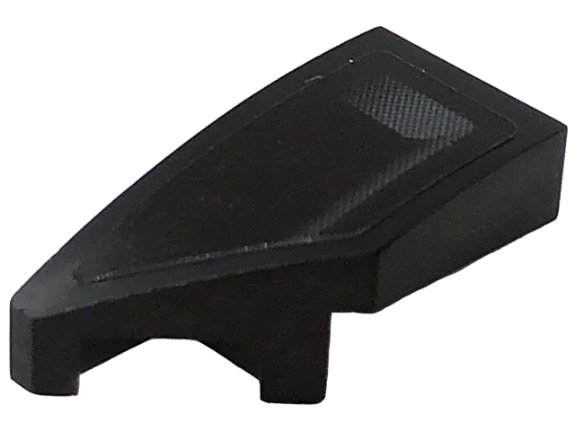 Wedge 2 x 1 x 2/3 Left with Dark Bluish Gray Air Intake Grille Pattern (Sticker) - Set 76909