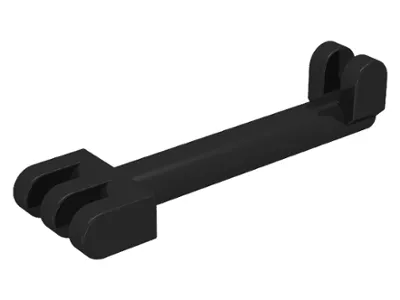 Hinge Bar 2.5L with 2 and 3 Fingers on Ends (Pantograph Shoe Holder)