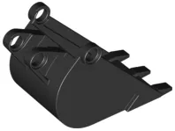 Technic Digger Bucket 4 x 4 x 9 with 3 Teeth