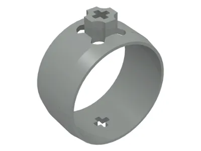 Cylinder 4 x 4 x 1 2/3 with Axle Holes