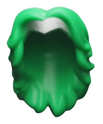 Mini Doll, Hair Friends Long Wavy, Parted Bangs with Silver Tiara Pattern