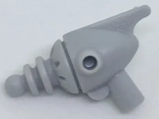 Minifigure, Weapon Space Ray Gun - Fin, Round Heat Diffusers, Round Emitter