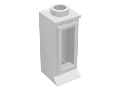 Window 1 x 1 x 2 with Extended Lip, with Glass