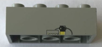 Brick 2 x 4 with LEGO Fabrik 2004 Pattern 1 of 3