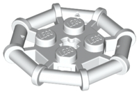 Plate, Modified 2 x 2 with Bar Frame Octagonal