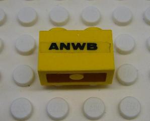 Brick 1 x 2 with 'ANWB' Pattern on Both Sides (Stickers) - Set 1590-2
