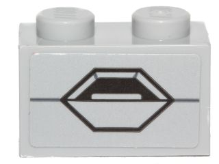 Brick 1 x 2 with SW AT-ST Hexagon Panel Pattern (Sticker) - Set 75153