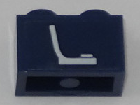 Brick 1 x 2 with White Seat / Chair Pattern (Sticker) - Set 60197