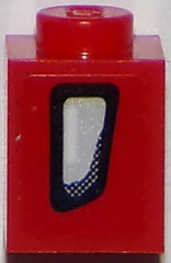 Brick 1 x 1 with Camaro Air Vent / Fog Light Pattern Model Right Side (Sticker) - Set 75874